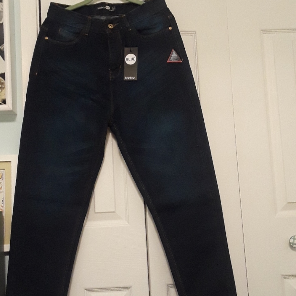 New Boohoo Petite Mom Jeans Basic 5 Pocket Pant 8P
